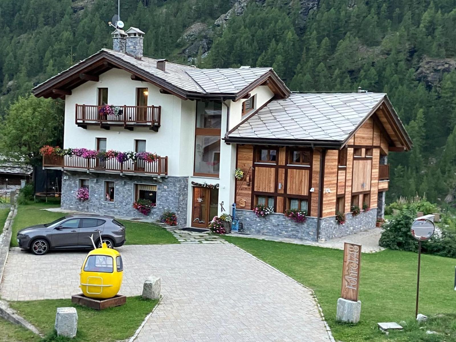 Hotel Fohre1748 Gressoney-la-Trinité Exterior foto